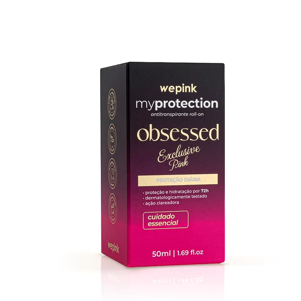 Desodorante Antitranspirante Roll-on MyProtection Obsessed Exclusive Pink 50ml